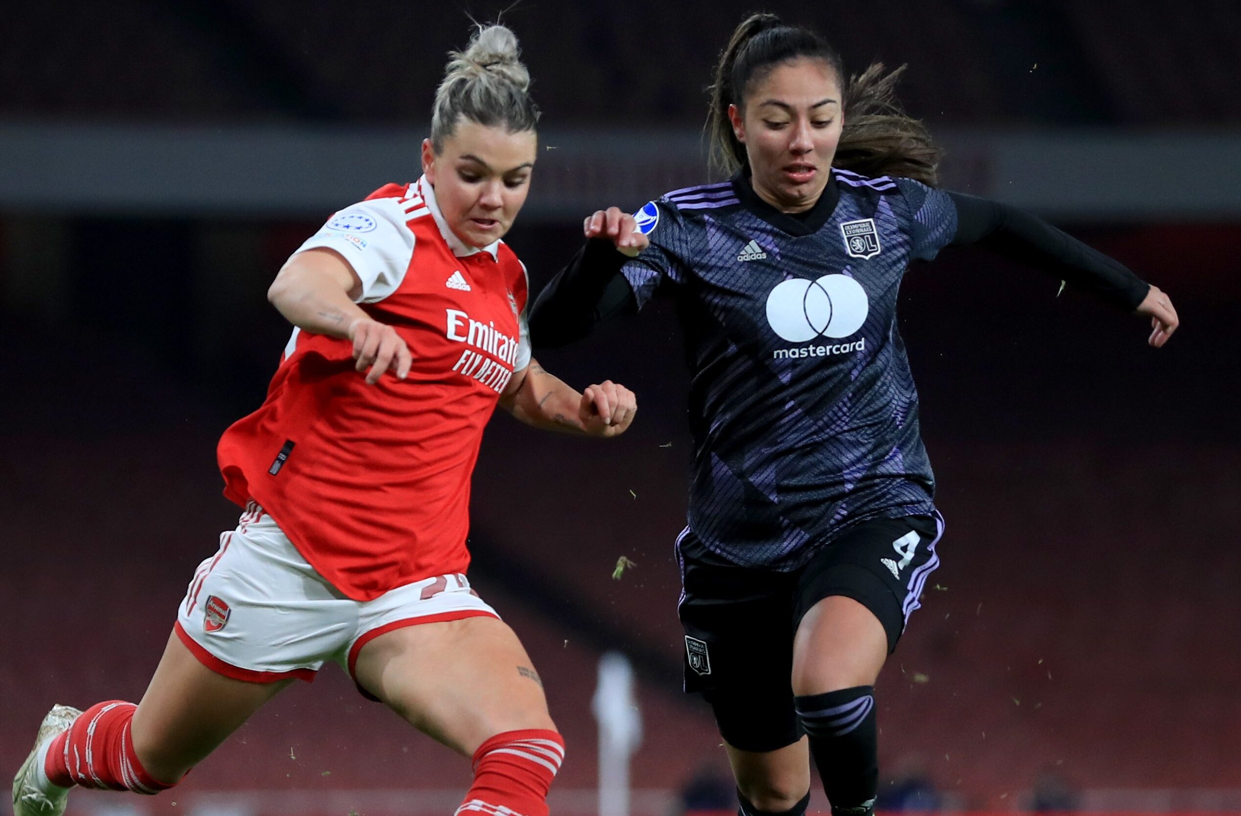 Selma Bacha lors d'Arsenal - OL