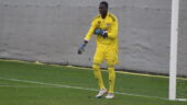 Justin Bengui (U19) lors d'OL - Auxerre