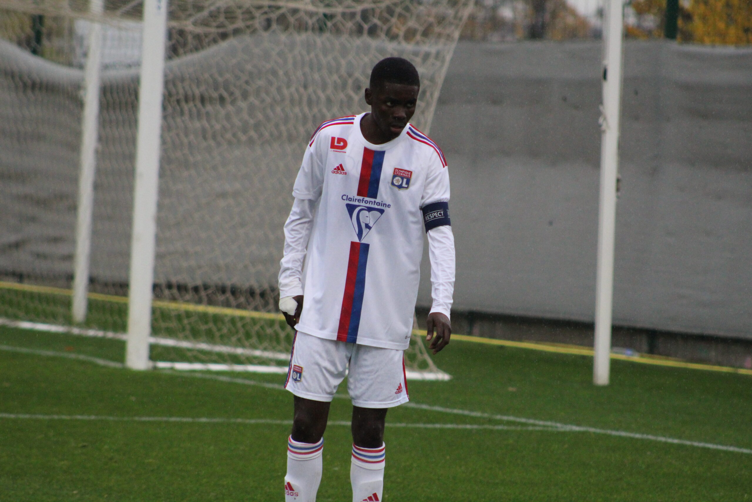 Jérémy Mounsesse (U19) lors d'OL - Auxerre