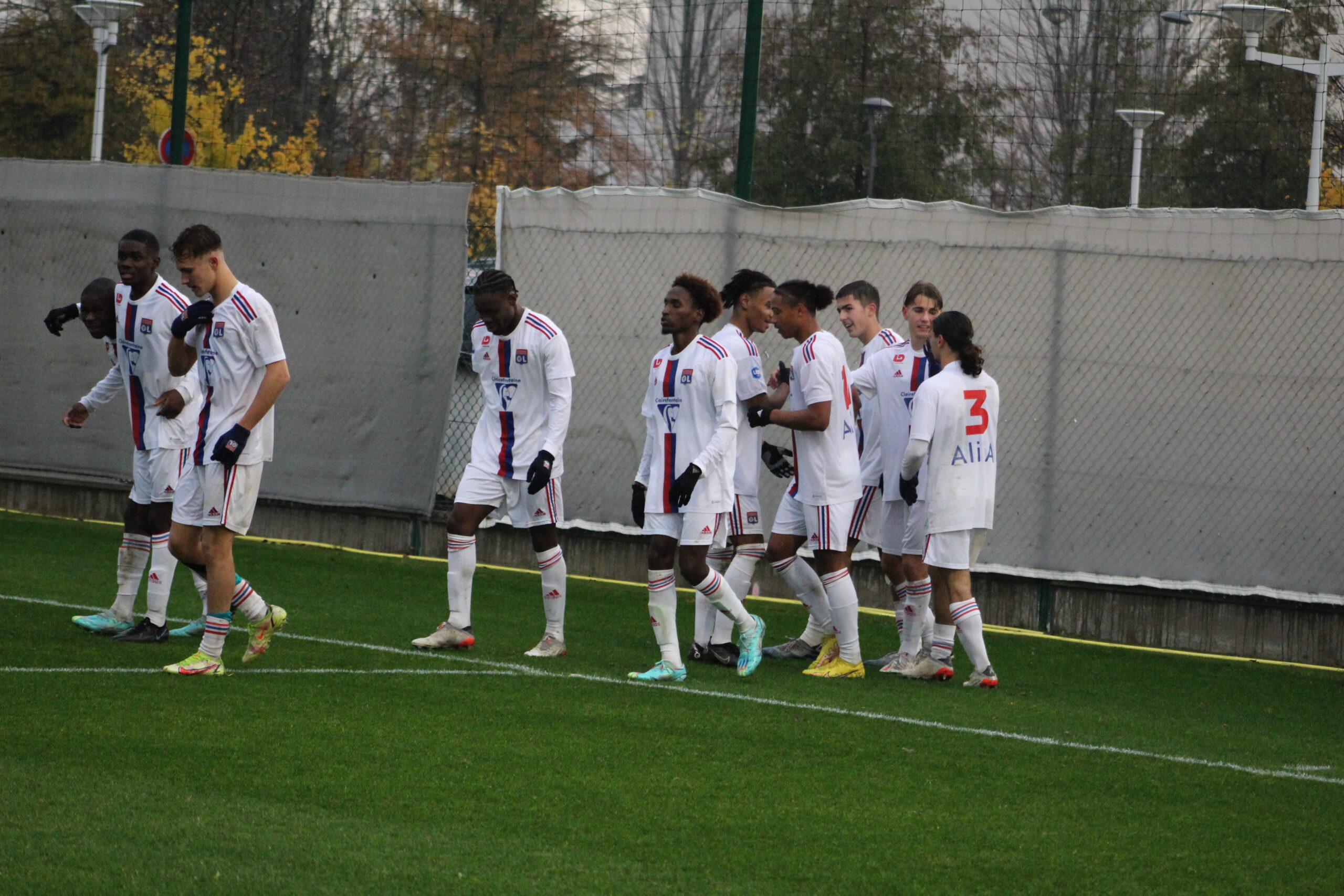 OL U19 face à l'AJ Auxerre