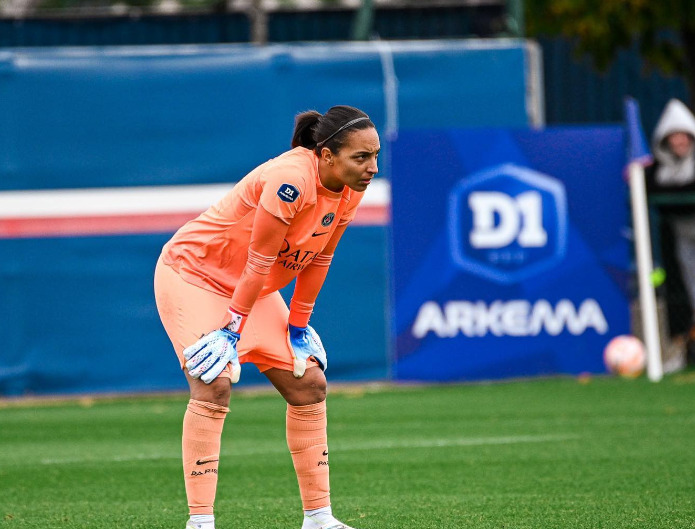 Sarah Bouhaddi sous les couleurs du PSG @Instagram de la joueuse