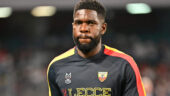 Samuel Umtiti lors de Naples - Lecce