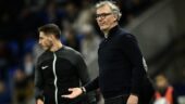 Laurent Blanc, entraîneur de l'OL