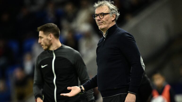 Laurent Blanc, entraîneur de l'OL