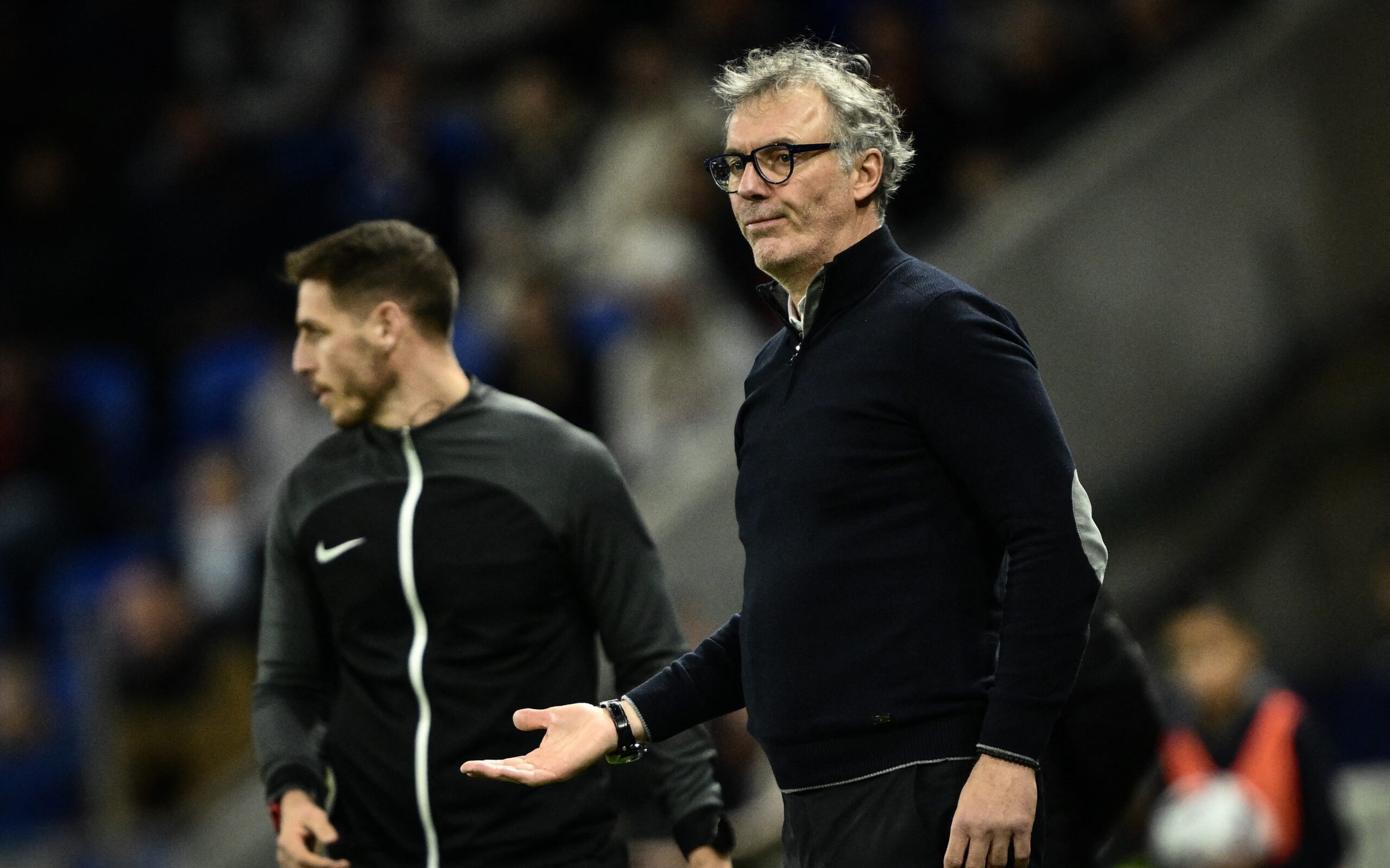 Laurent Blanc, entraîneur de l'OL