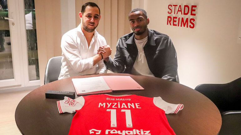 Myziane Maolida s'est engagé avec le Stade de Reims