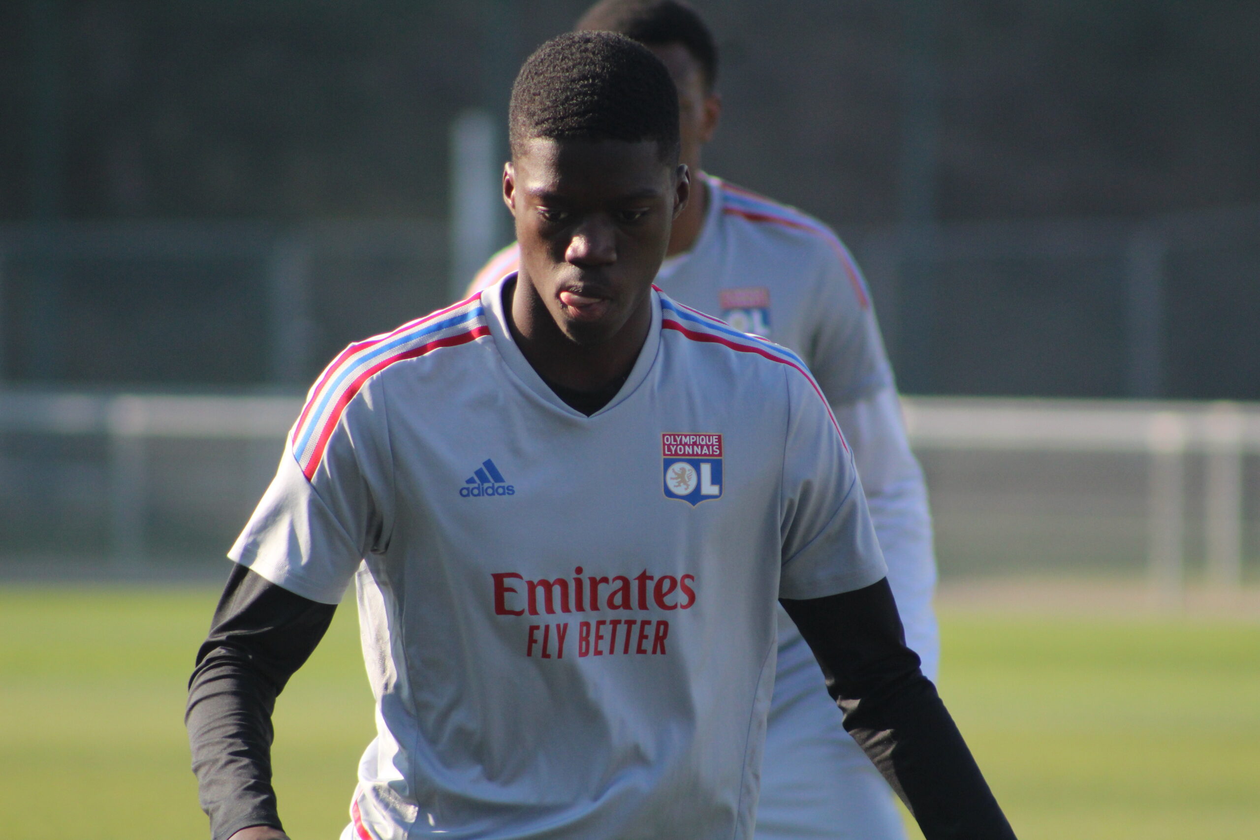 Mamadou Sarr, défenseur de l'OL