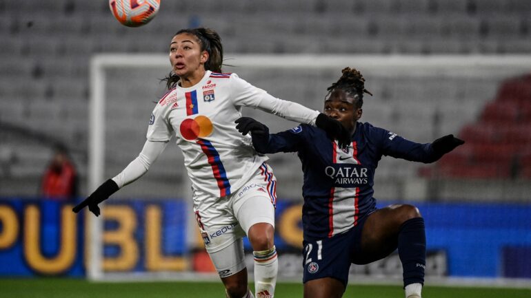 Selma Bacha lors d'OL - PSG