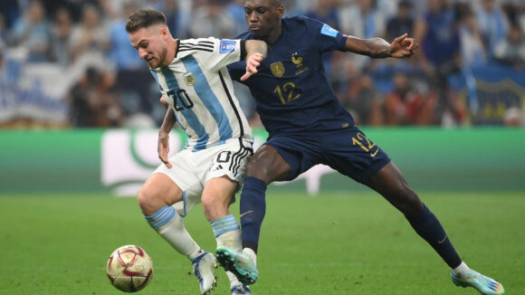 Randal Kolo Muani lors de la finale de la Coupe du monde entre la France et l'Argentine