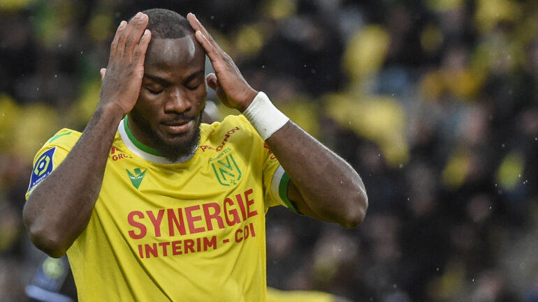 Ignatius Ganago, attaquant du FC Nantes