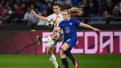Damaris Egurrola contre Erin Cuthbert lors d'OL - Chelsea