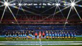 Les deux équipes de l'OL et Chelsea au Parc OL