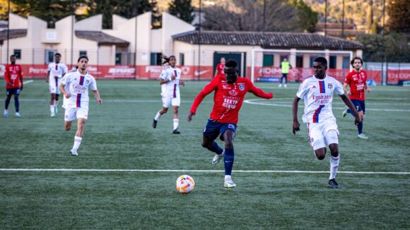 Grasse - réserve de l'OL, match de N2 en mars 2023