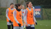 Damaris Egurrola et Dzsenifer Marozsan à l'entraînement