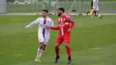 Sofiane Augarreau lors de l'amical entre l'OL et Aix-les-Bains