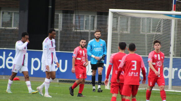 Match amical entre la réserve de l'OL et Aix-les-Bains, le samedi 11 mars 2023