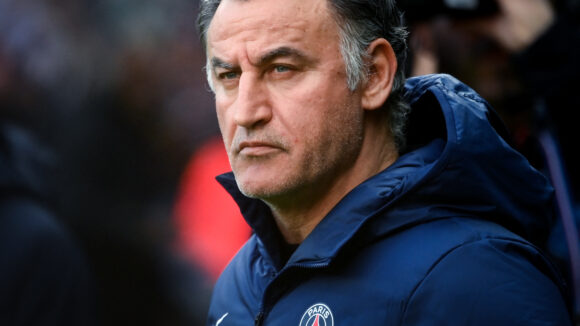 Christophe Galtier lors de PSG - Rennes