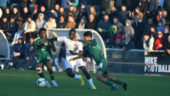 Enzo Molebe (OL) avec l'équipe de France U16 au tournoi de Montaigu