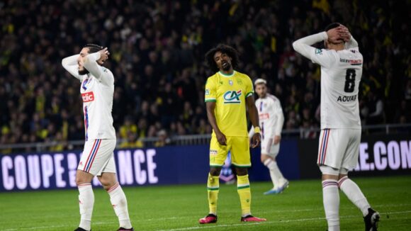 L'OL a été éliminé par Nantes en demi-finale de la Coupe de France