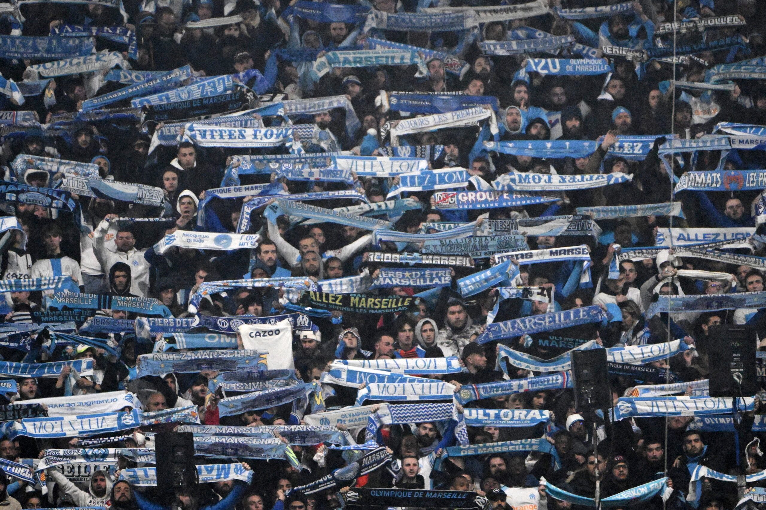 Les supporteurs de l'OM