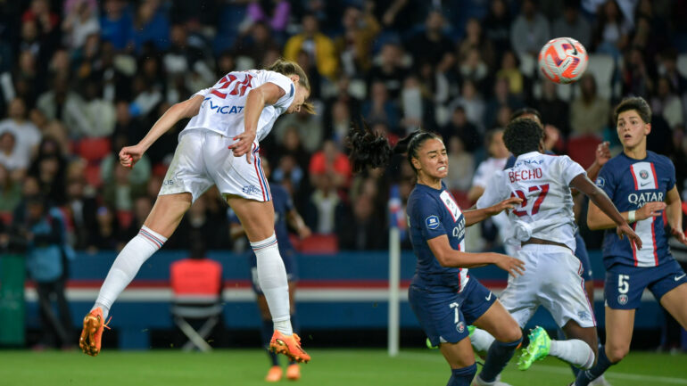 Signe Bruun a marqué le but de la victoire pour l'OL contre le PSG