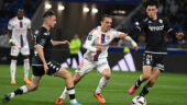 Maxence Caqueret lors d'OL Monaco en mai 2023