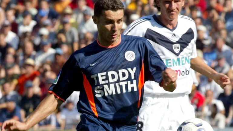 Cédric Barbosa alors milieu de Montpellier lors de la saison 2002-2003