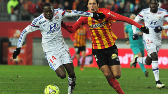 Mouhamadou Dabo lors de Lens - OL