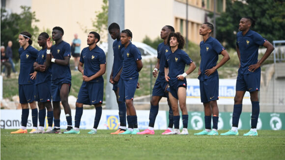 L'équipe de France U18 avec Mamadou Sarr au tournoi Maurice Revello