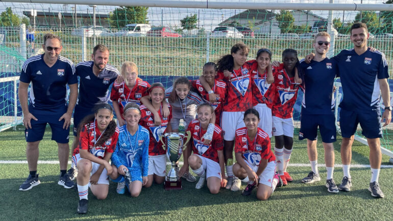 Les U13 féminines de l'OL vainqueures de la Ladies Cup