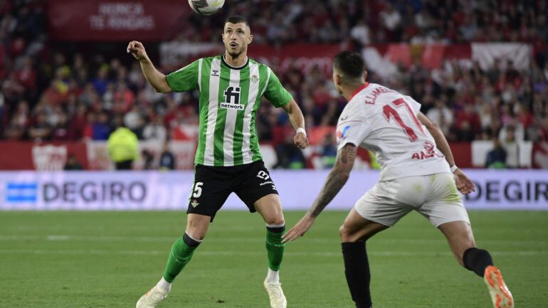 Guido Rodriguez lors du derby Betis - FC Séville