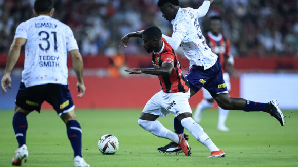 Jérémie Boga lors de Nice - Lille