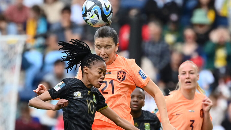 Damaris Egurrola avec les Pays-Bas lors de la Coupe du monde 2023