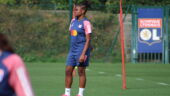 Liana Joseph à l'entraînement de l'OL