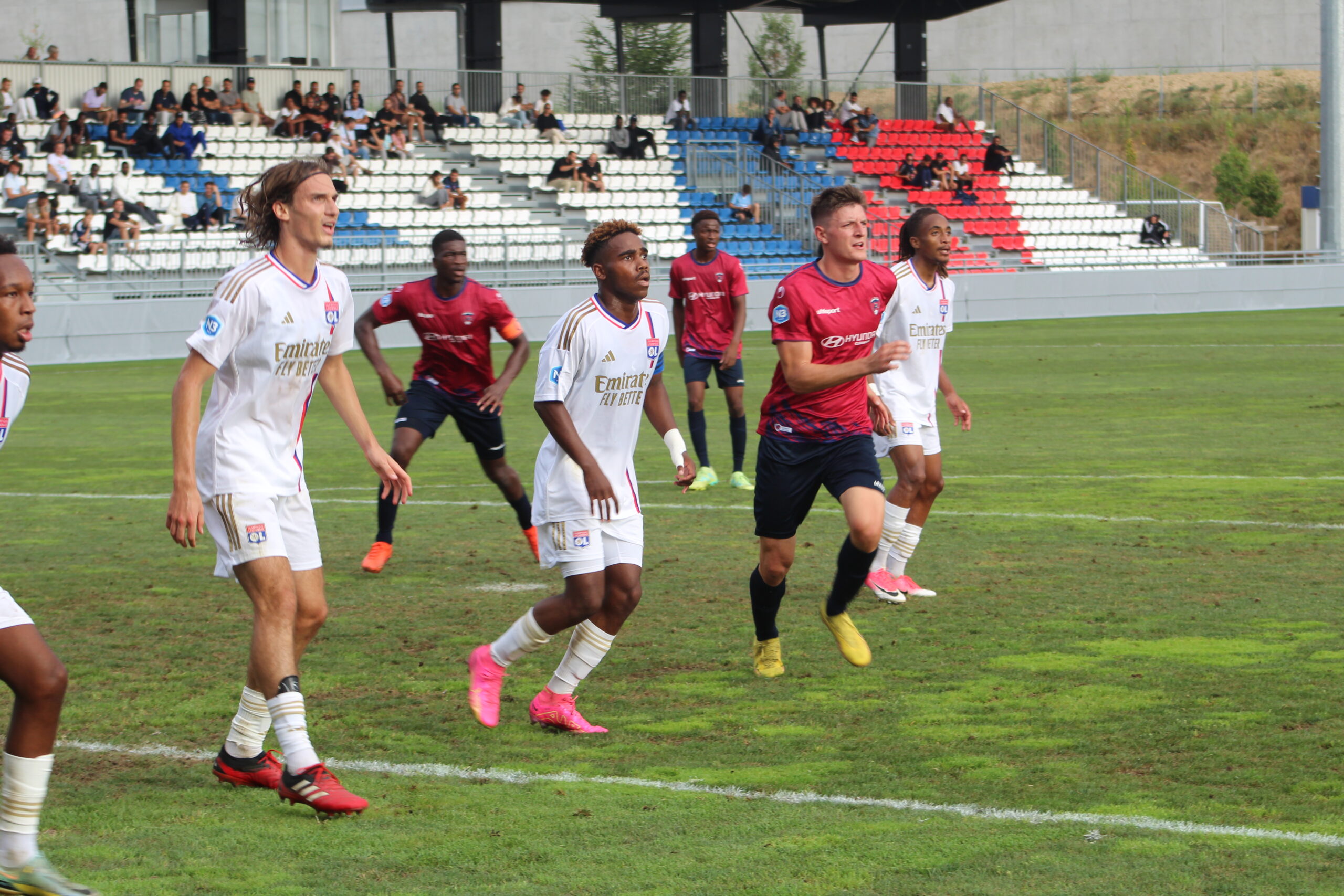 La réserve de l'OL face à Clermont