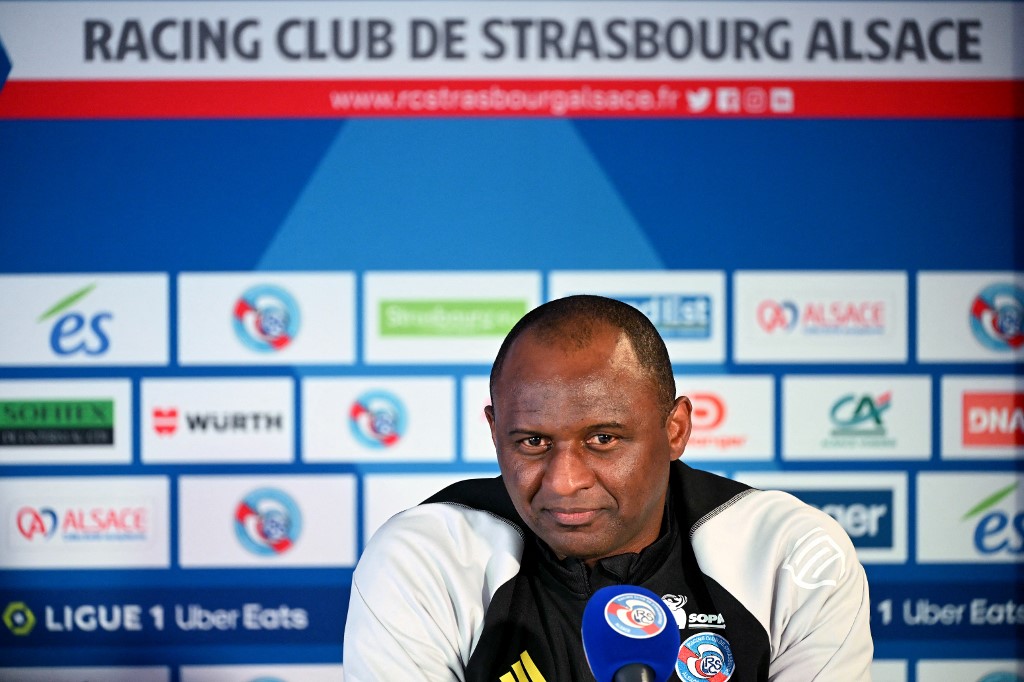 L'entraîneur de Strasbourg Patrick Vieira.