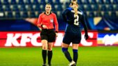 Victoria Beyer lors de Finlande - Brésil en 2022