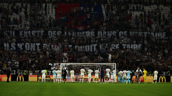 La banderole des Bad Gones lors d'OL - PSG