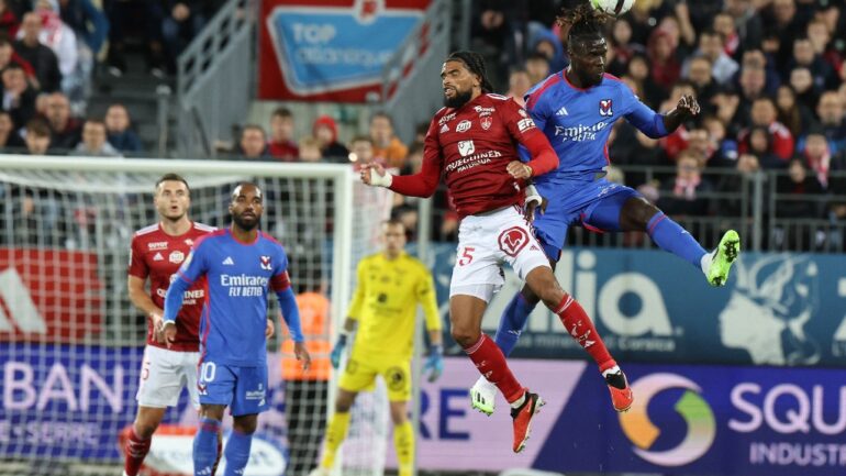 Pour la 1re de Fabio Grosso, l'OL a chuté à Brest.