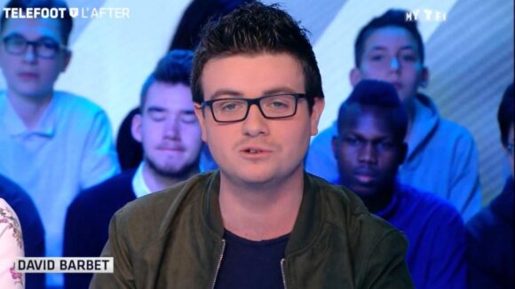 David Barbet sur le plateau de Téléfoot l'After