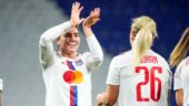 Vanessa Gilles et Lindsey Horan avec l'OL