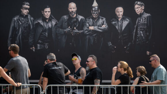 Le groupe Rammstein lors d'un concert en Suisse