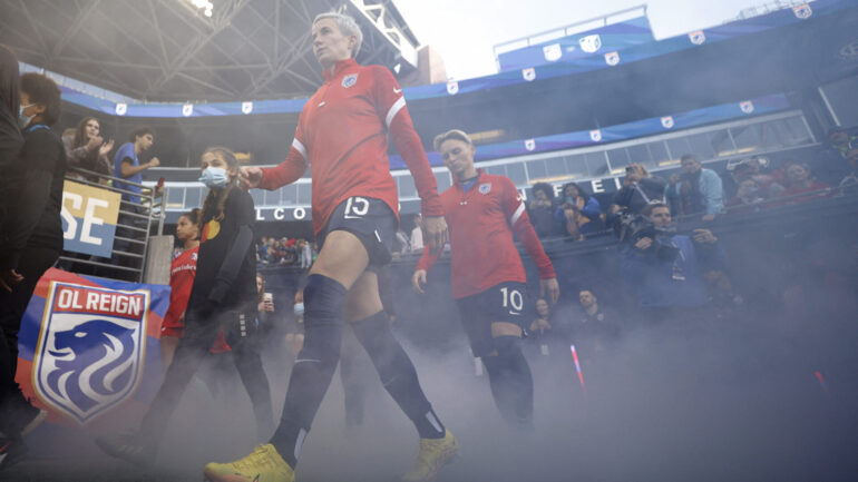 Megan Rapinoe lors de Kansas City - OL Reign