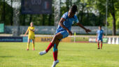 Liana Joseph avec l'équipe de France