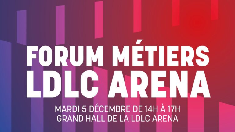 Affiche du Forum des métiers à l'Arena