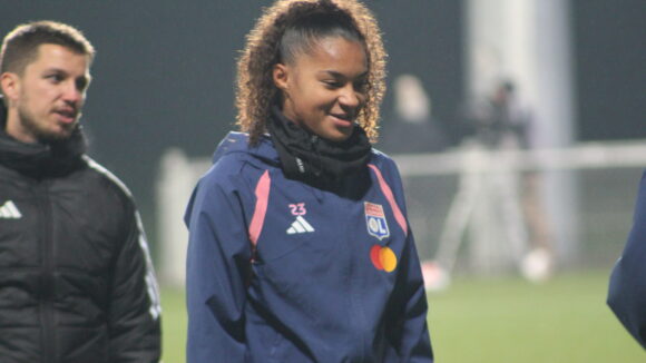 Julie Swierot, jeune attaquante de l'OL, a fait ses débuts contre Lille