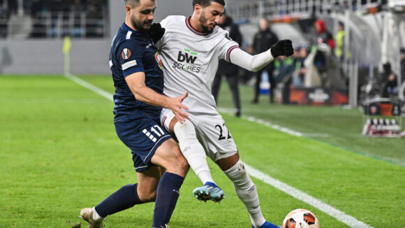 Saïd Benrahma avec West Ham en Ligue Europa