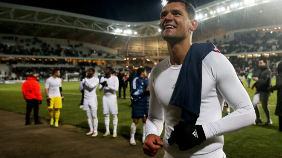 Dejan Lovren après la qualification de l'OL en Coupe de France