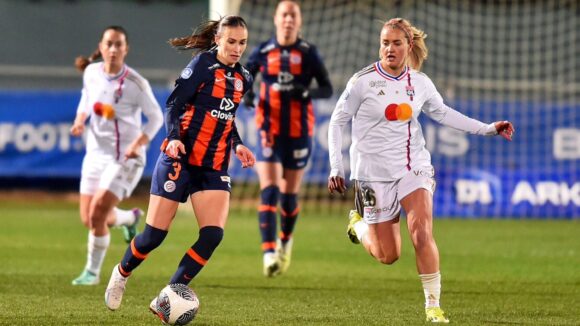 Lindsey Horan lors de Montpellier - OL