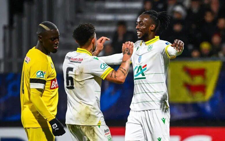 Tino Kadewere marque pour ses débuts à Nantes en Coupe de France, face à Pau